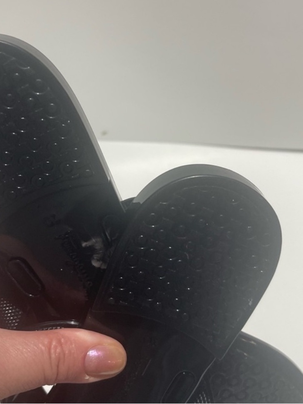 Salvatore Ferragamo Black Bow Jelly Thong Sandals with Gold Logo Accent - Picture 13 of 13